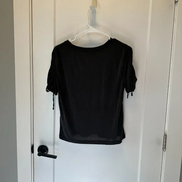 BANANA REPUBLIC Sandwash Modal Ruched Shirt Medium - Picture 2 of 6